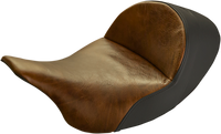 Thumbnail for SADDLEMEN Seat - Lariat Solo - Low - Distressed Brown - FL '08-'23 808-07B-0041L