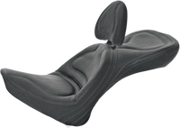Thumbnail for SADDLEMEN Seat - Explorer* - With Backrest - Stitched - Black - Softail 8152JS