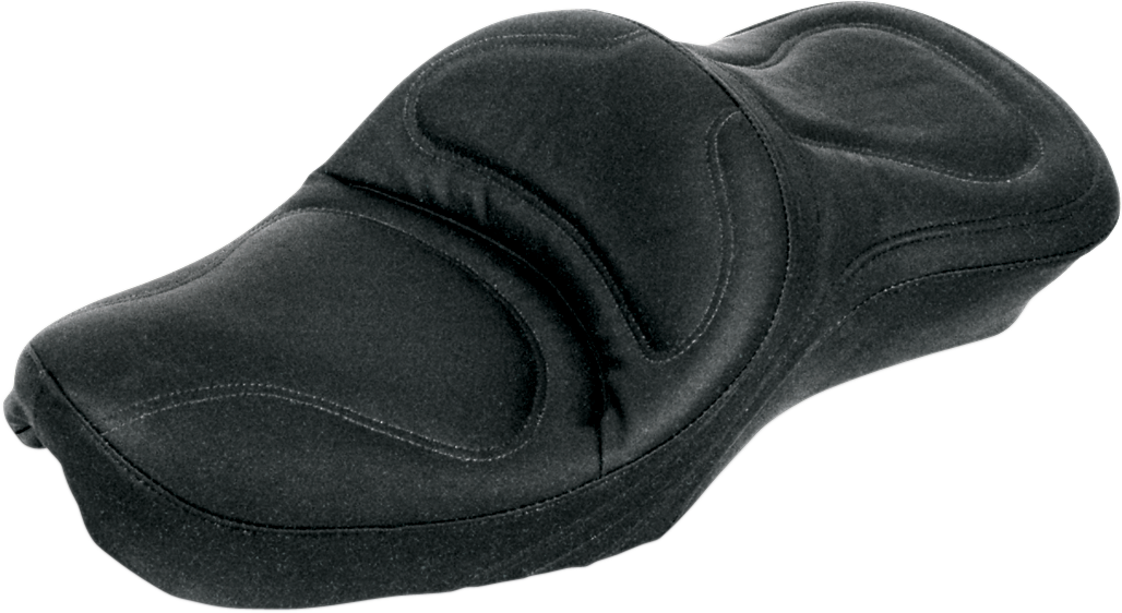 SADDLEMEN Seat - Explorer* - Without Backrest - Stitched - Black - Softail 8850JS