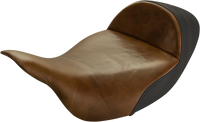Thumbnail for SADDLEMEN Lariat Solo Seat - Extended Reach - Distressed Brown - FL '08-'23 808-07B-0041EXT
