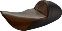 Thumbnail for SADDLEMEN Seat - Lariat Solo - Low - Distressed Brown 897-06-0041