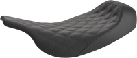 Thumbnail for SADDLEMEN Renegade Solo Seat - Lattice Stitched - Black 897-07-002LS