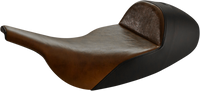Thumbnail for SADDLEMEN Seat - Lariat Solo - Low - Distressed Brown 897-07-0041