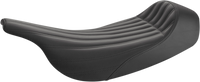 Thumbnail for SADDLEMEN Knuckle Solo Seat - Ribbed - Black 897-07-0023