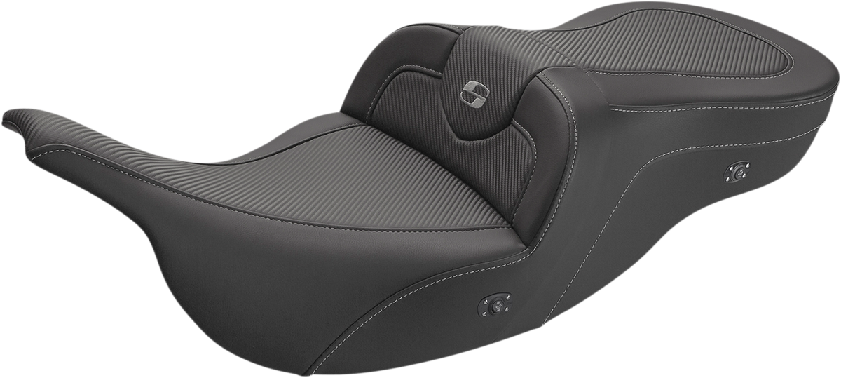 SADDLEMEN Heated Roadsofa* Seat - Carbon Fiber 897-07-185HCT