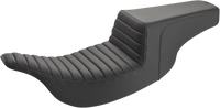 Thumbnail for SADDLEMEN Step-Up Seat - Front Tuck-n-Roll - Black 897-07-171