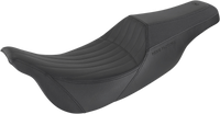 Thumbnail for SADDLEMEN Seat - Ken's Factory Pro Series - Front Gripper/Rear Smooth - Black KEN80807