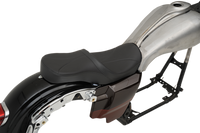 Thumbnail for DRAG SPECIALTIES Low Touring Seat - Mild Stitched - Ness Winged Tanks - FL '08-'22 0801-1077