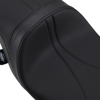 Thumbnail for DRAG SPECIALTIES Low Touring Seat - Mild Stitched - Ness Winged Tanks - FL '08-'22 0801-1077