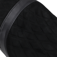 Thumbnail for DRAG SPECIALTIES Low Touring Seat - Diamond - Ness Winged Tanks - FL '08-'22 0801-1078