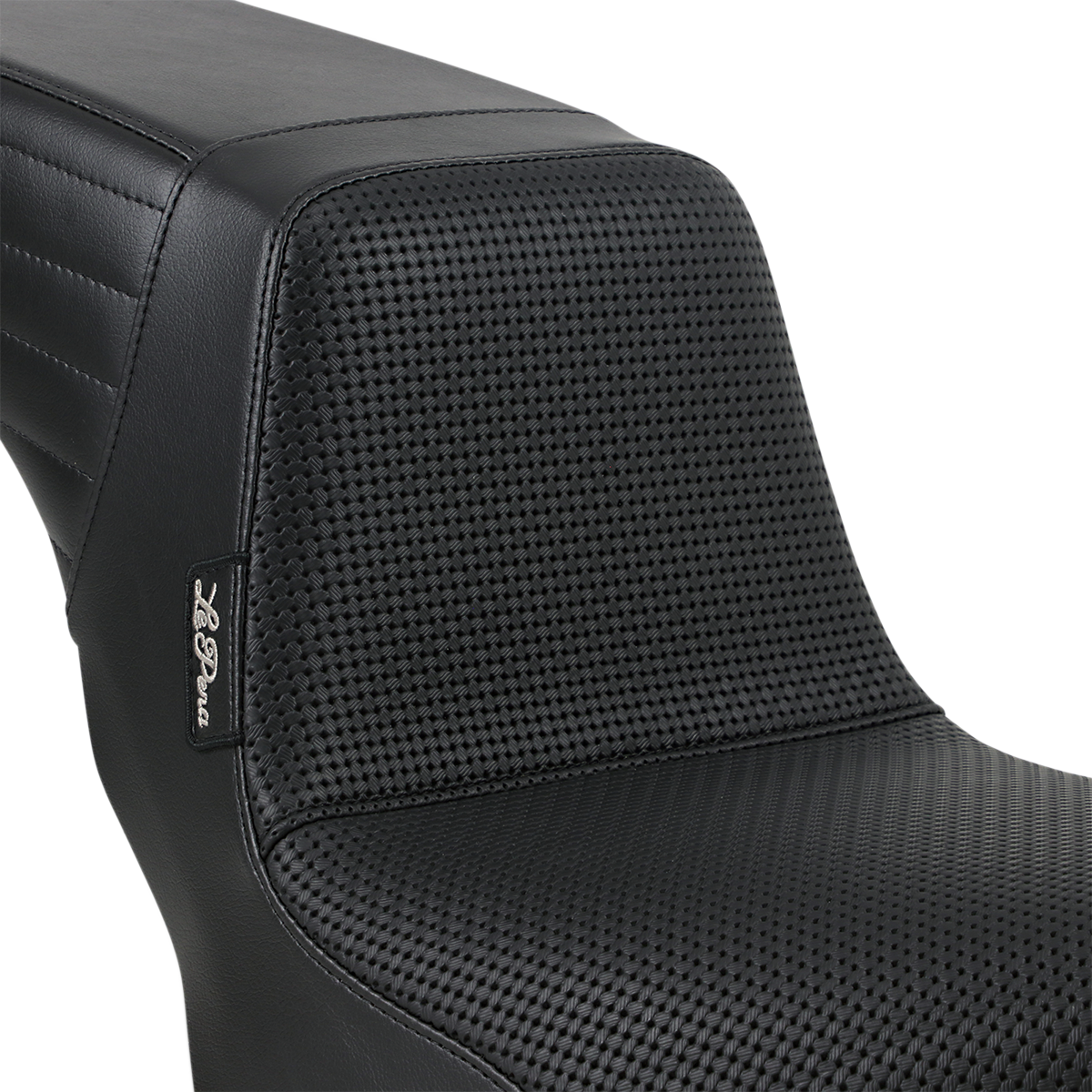 LE PERA Kickflip Seat - Basketweave - Black - Softail '18-'22 LYB-590BW
