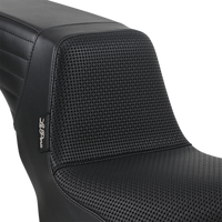 Thumbnail for LE PERA Kickflip Seat - Basketweave - Black - Softail '18-'22 LYB-590BW