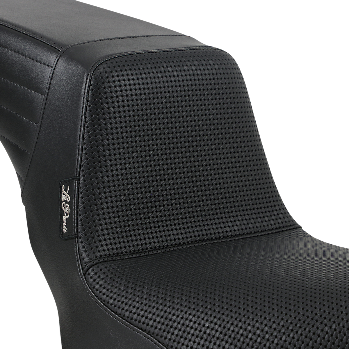 LE PERA Kickflip Seat - Basketweave - Black - Softail '18-'23 LYX-590BW