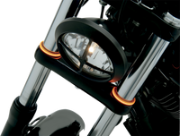 Thumbnail for CUSTOM DYNAMICS WRAPZ? Fork Lights - 49 mm - Amber Lens TW49AA
