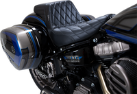 Thumbnail for LE PERA Kickflip Seat - Diamond - Black - Softail '18-'23 LYR-590DM