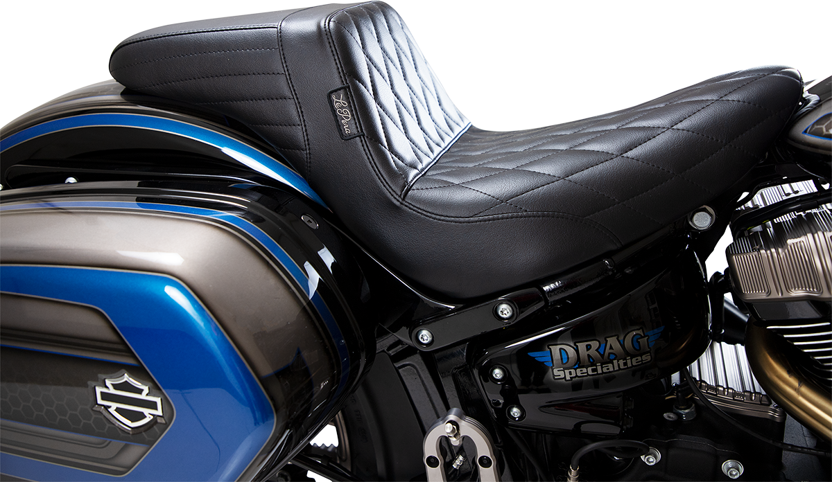 LE PERA Kickflip Seat - Diamond - Black - Softail '18-'23 LYR-590DM