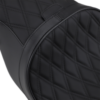 Thumbnail for DRAG SPECIALTIES Low Forward Touring Seat - Diamond - FL '08-'22 0801-1011
