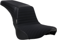 Thumbnail for LE PERA Kickflip Seat - Pleated w/ Gripp Tape - Black - FLFB '18-'23 LYO-590PTGP