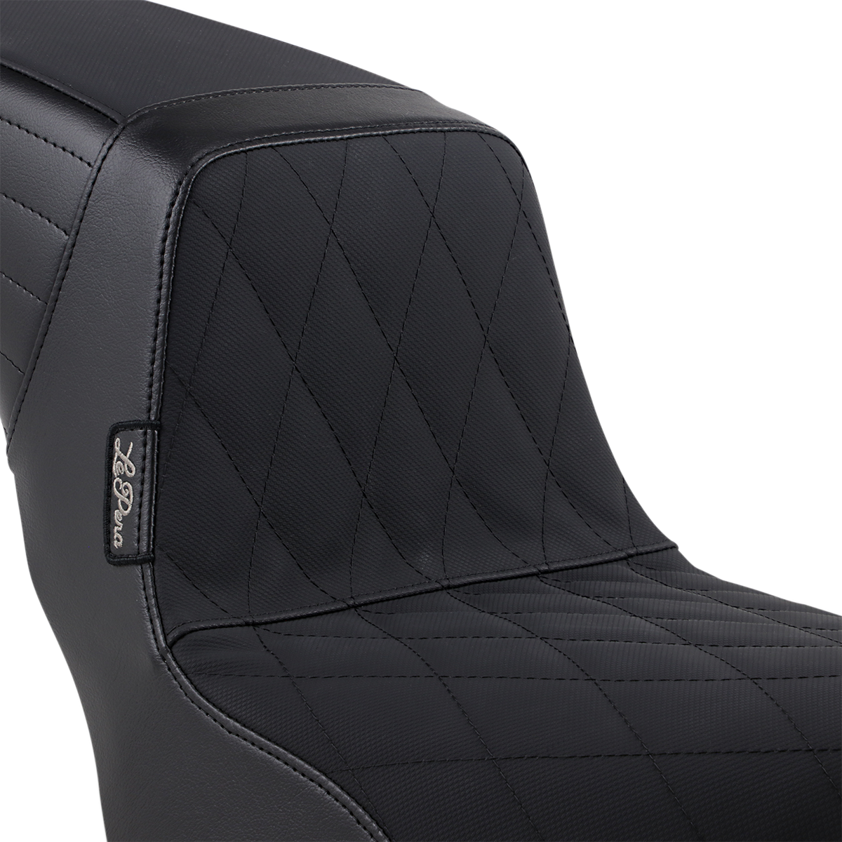 LE PERA Kickflip Seat - Diamond w/ Gripp Tape - Black - Softail '18-'23 LYR-590DMGP