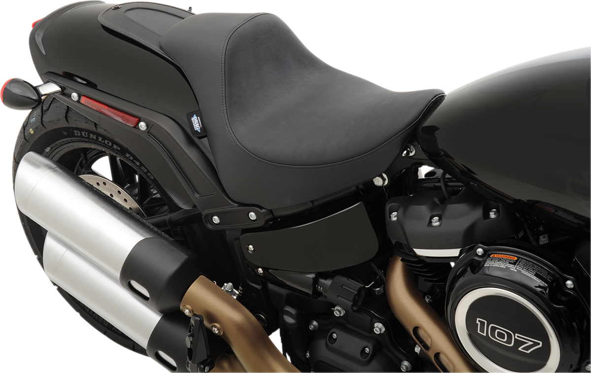 DRAG SPECIALTIES EZ-Solo Seat - Smooth - Vinyl - FXFB/S '18-'22 0802-1126
