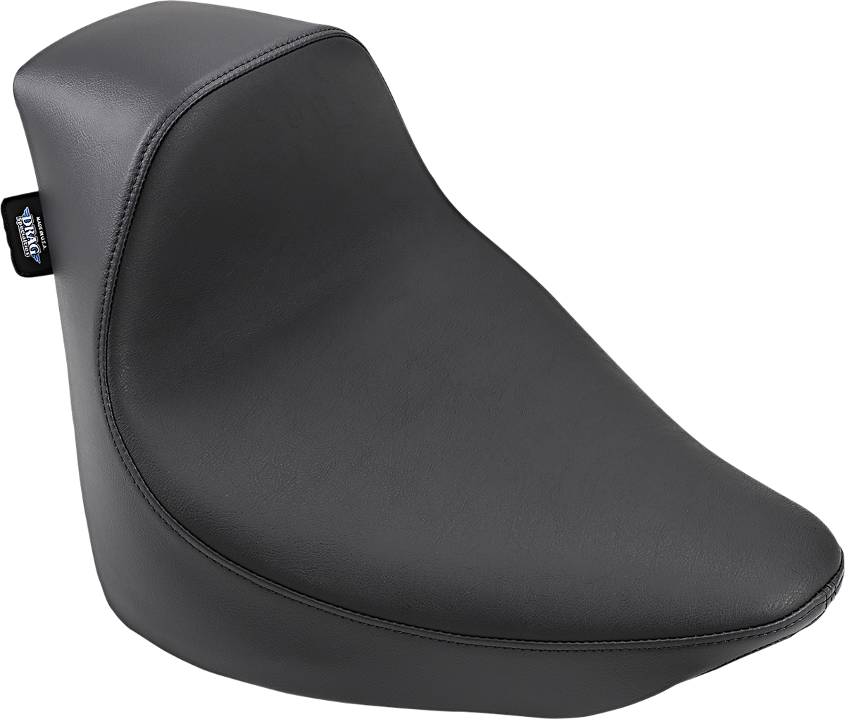 DRAG SPECIALTIES EZ-Solo Seat - Smooth - Vinyl - FL/FX '18-'22 0802-1148