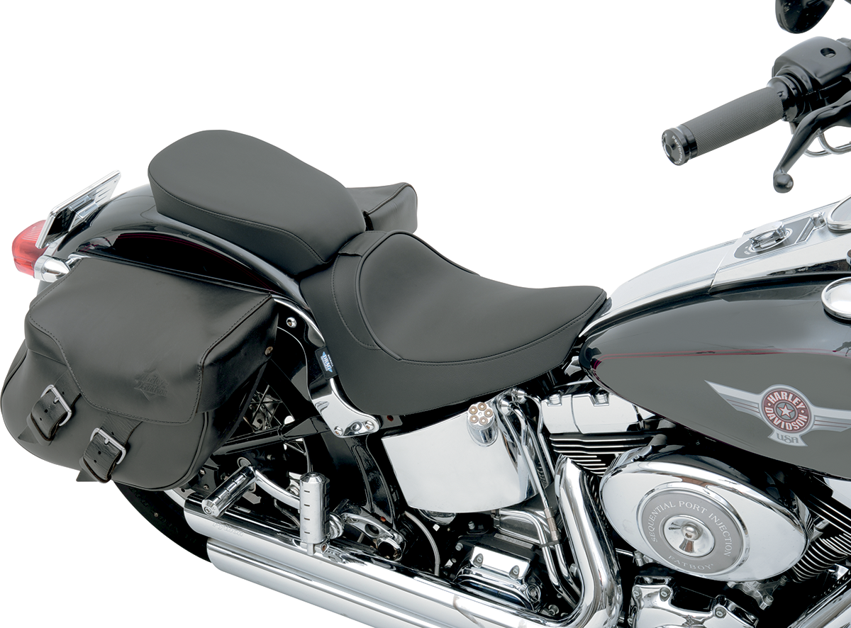 DRAG SPECIALTIES Rear Solo Seat - Wide - Smooth - FXST/FLST '00-'06 0802-0636