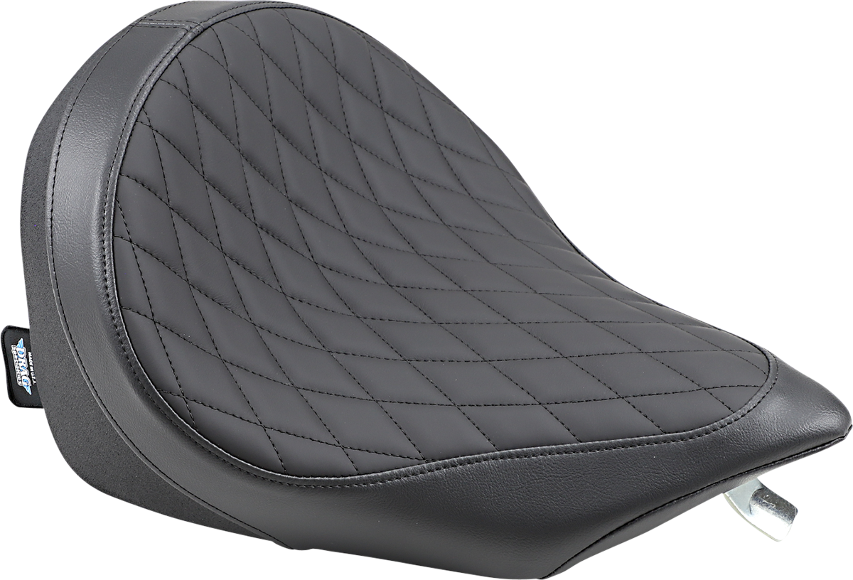 DRAG SPECIALTIES Low Solo Seat - Diamond Stitch - Black - Victory '03-'17 0810-1601
