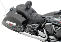 Thumbnail for DRAG SPECIALTIES Low-Profile Touring Seat - Pillow Style - Black - Victory '10-'15 0810-1542