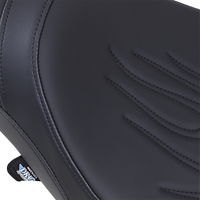 Thumbnail for DRAG SPECIALTIES Predator Seat - Flame Stitched - Vegas 0810-1597