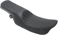 Thumbnail for DRAG SPECIALTIES Predator 2-Up Seat - Double Diamond - Black Stitching - FL '99-'07 0801-1154