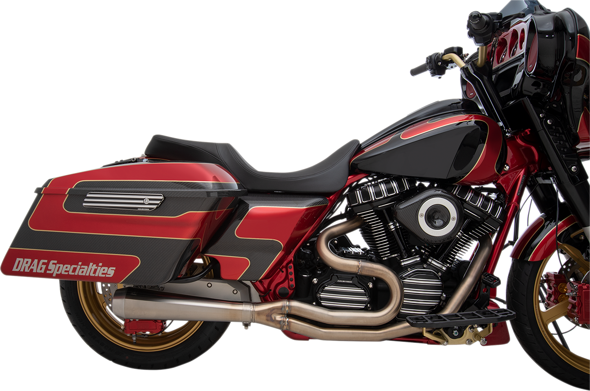 DRAG SPECIALTIES Predator 2-Up Seat - Smooth - FL '08-'22 0801-1268