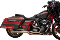 Thumbnail for DRAG SPECIALTIES Predator 2-Up Seat - Smooth - FL '08-'22 0801-1268