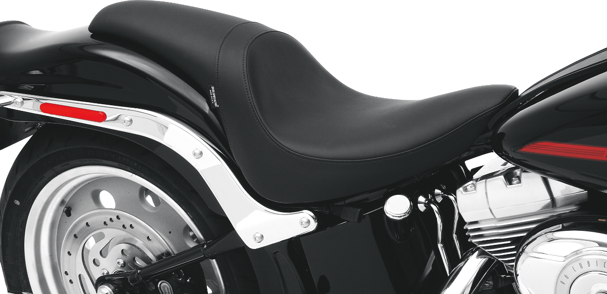 DRAG SPECIALTIES Predator Seat - Black - Smooth - FL/FX '06-'17 0802-0392