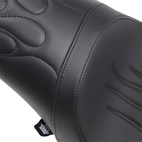 Thumbnail for DRAG SPECIALTIES Predator Seat - Flame Stitched - FL/FX '00-'17 0802-0468