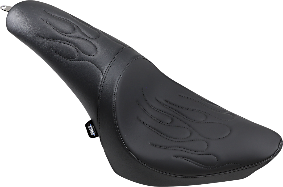 DRAG SPECIALTIES Predator Seat - Flame Stitched - FL/FX '00-'17 0802-0468