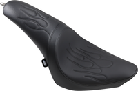 Thumbnail for DRAG SPECIALTIES Predator Seat - Flame Stitched - FL/FX '00-'17 0802-0468