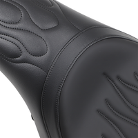 Thumbnail for DRAG SPECIALTIES Predator Seat - Flame Stitched - XL '04-'22 0804-0399