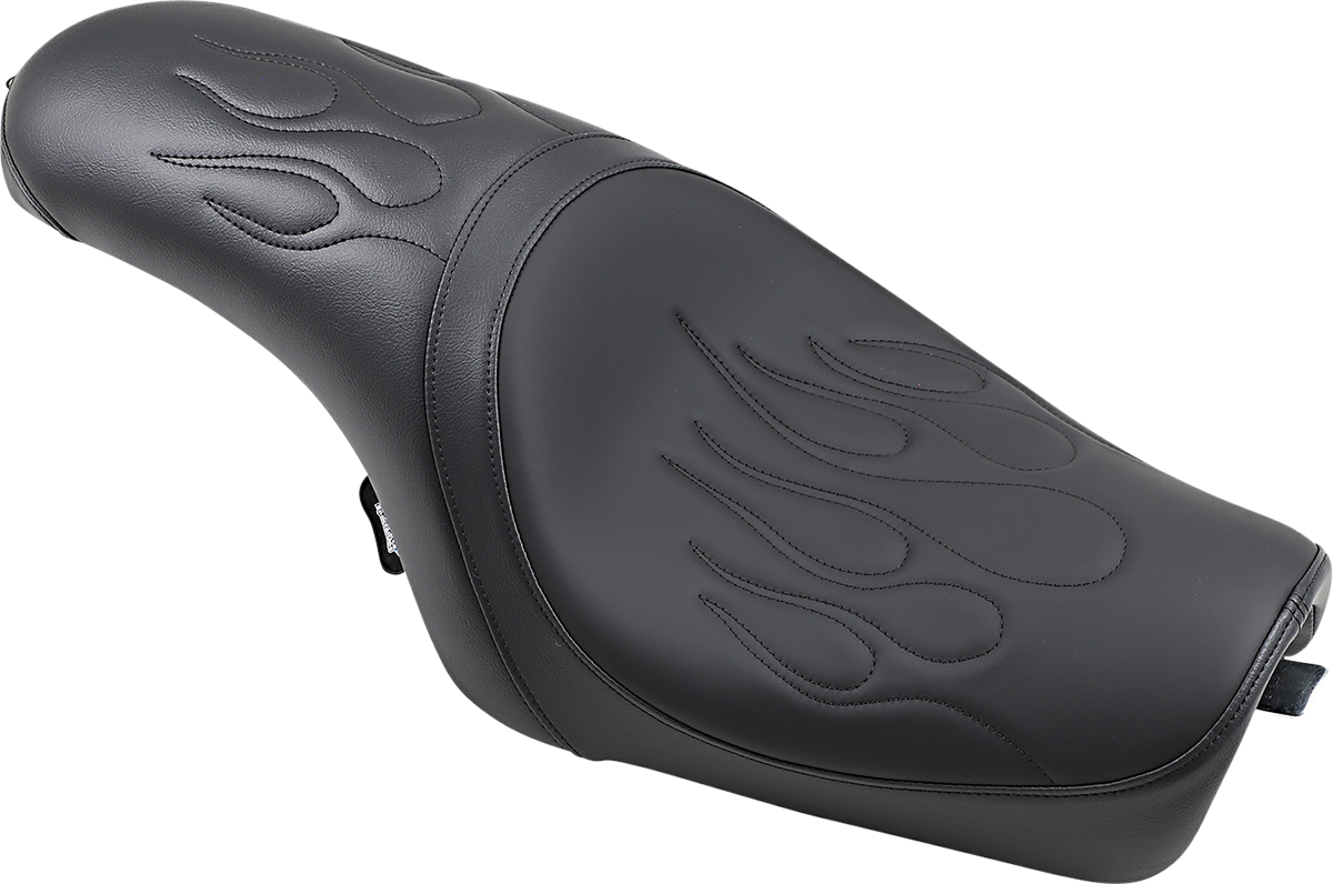 DRAG SPECIALTIES Predator Seat - Flame Stitched - XL '04-'22 0804-0399