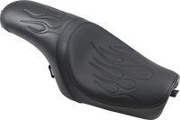 Thumbnail for DRAG SPECIALTIES Predator Seat - Flame Stitched - XL '04-'22 0804-0399