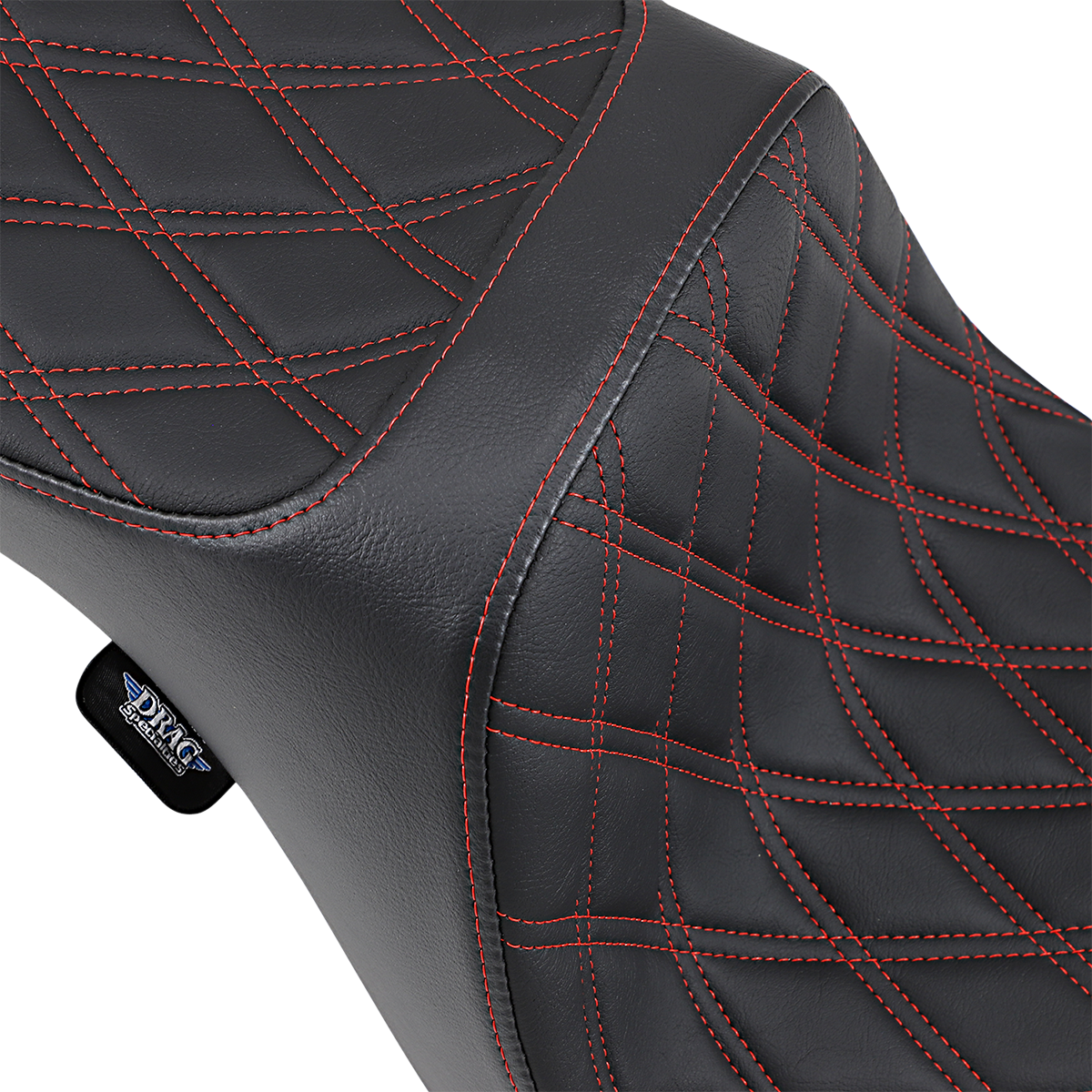 DRAG SPECIALTIES Double Bucket Seat - Mild Stitch - XL '10-'22 0804-0604