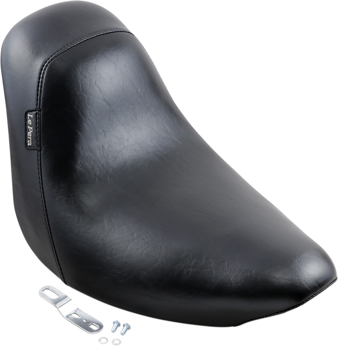 LE PERA Bare Bones Solo Seat - Smooth - Black - FXST '06-'17 LGK-007