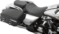 Thumbnail for DRAG SPECIALTIES Solo Seat - Mild Stitched - Driver Backrest - FLH '97-'07 0801-0493