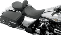 Thumbnail for DRAG SPECIALTIES Solo Seat - Mild Stitched - Driver Backrest - FLH '97-'07 0801-0493