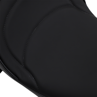 Thumbnail for DRAG SPECIALTIES Solo Seat - Mild Stitched - Driver Backrest - FLH '97-'07 0801-0493