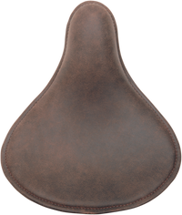 Thumbnail for DRAG SPECIALTIES Seat - Spring Solo - Low-Profile - Small - Distressed Brown Leather 0806-0039