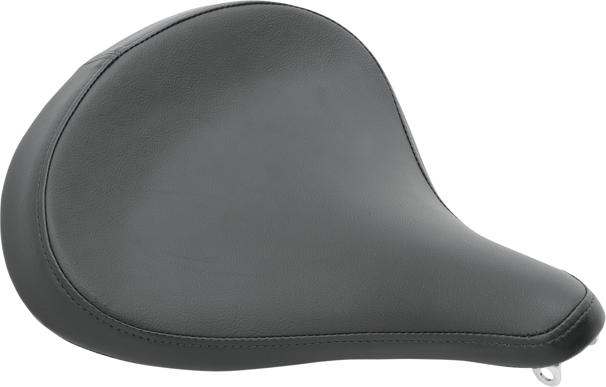 DRAG SPECIALTIES Seat - Spring Solo - Large - Black Solar-Reflective Leather - Smooth 0806-0052