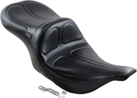 Thumbnail for LE PERA Maverick Seat - Without Backrest - Stitched - Black - FLH/FLT '02-'07 LH-957