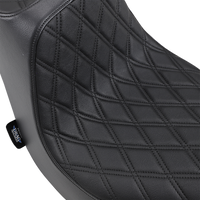 Thumbnail for DRAG SPECIALTIES Predator III Seat - Double Diamond - Black Stitching - FLFB/S '18-'22 0802-1188