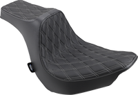 Thumbnail for DRAG SPECIALTIES Predator III Seat - Double Diamond - Silver Stitching - FLFB/S '18-'22 0802-1189