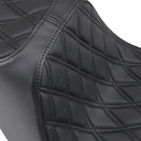 Thumbnail for DRAG SPECIALTIES Predator III Seat - Double Diamond - Black Stitching - FXBR/S '18-'22 0802-1267